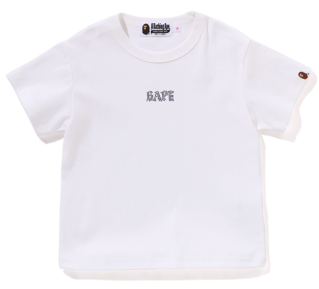 A BATHING APE Ladies' CRYSTAL STONE BAPE MINI TEE – happyjagabee store
