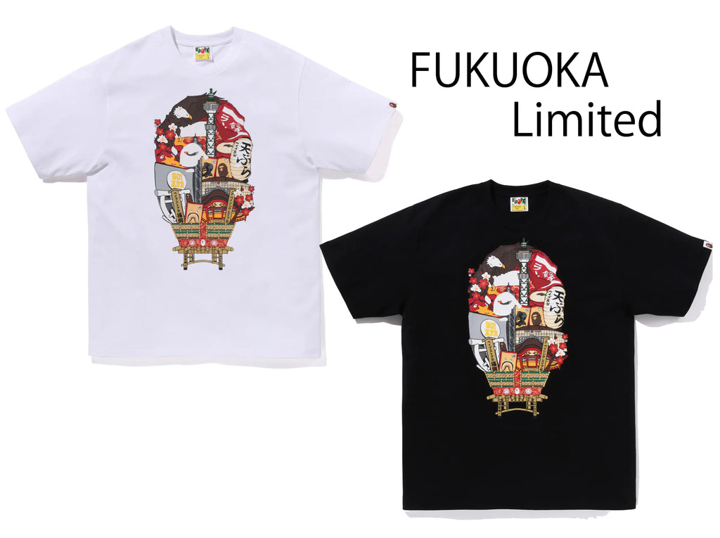 A BATHING APE BAPE STORE FUKUOKA TEE FUKUOKA LIMITED