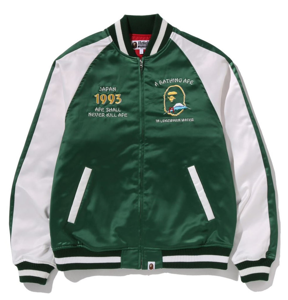 A BATHING APE JAPAN SOUVENIR JACKET – happyjagabee store