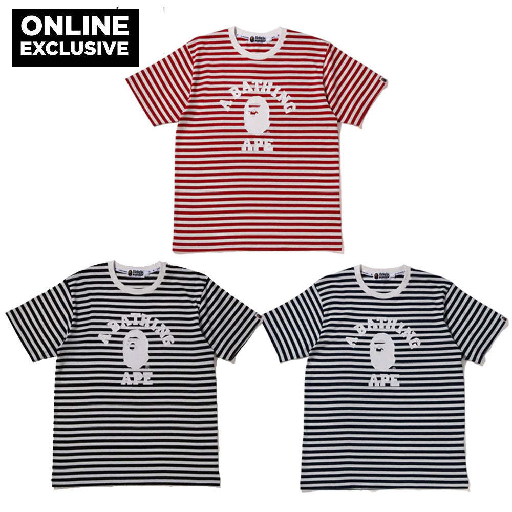 A BATHING APE COLLEGE HOOP TEE -ONLINE EXCLUSIVE