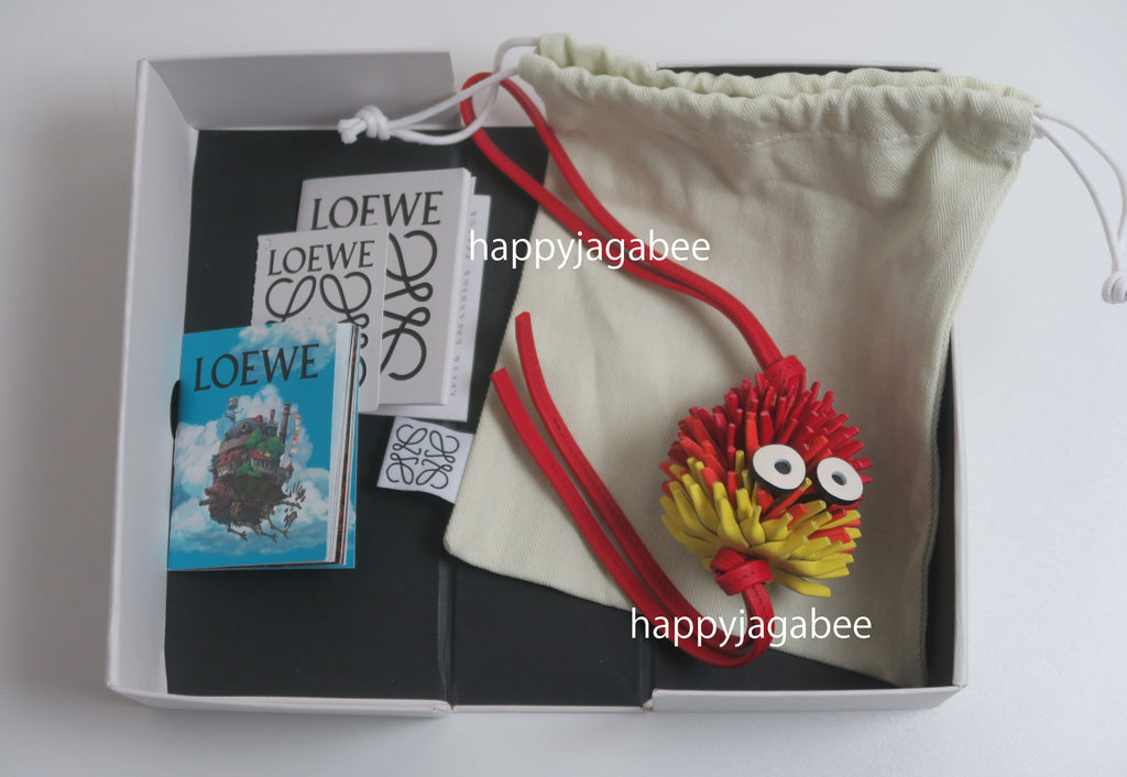 LOEWE 「CALCIFER LEATHER CHARM」　ハウルの動く城 Loewe X Howl's Moving Castle Calcifer Leather Bag Charm in