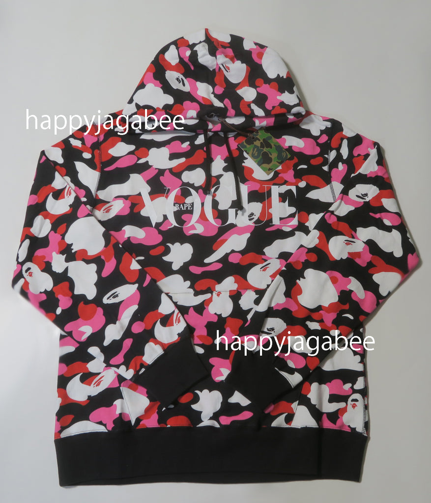 BAPE ABC Camo Shark Full Zip Hoodie Pink Men's - Multiple - US