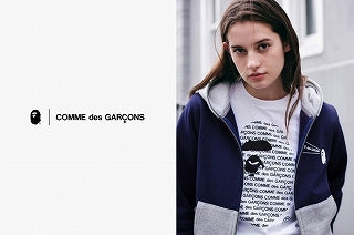 A BATHING APE × COMME des GARCONS
