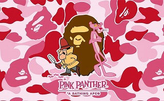 A BATHING APE × PINK PANTHER