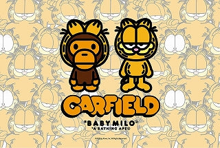 A BATHING APE × GARFIELD