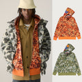 A BATHING APE SPLASH CAMO SHARK FULL ZIP HOODIE