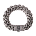 A BATHING APE APE HEAD FAT BRACELET