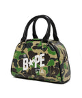 A BATHING APE Ladies' ABC CAMO MINI BOWLING BAG
