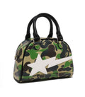 A BATHING APE Ladies' ABC CAMO MINI BOWLING BAG