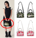 A BATHING APE Ladies' ABC CAMO MINI BOWLING BAG