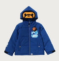 A BATHING APE BAPE KIDS ABC CAMO POCKET BABY MILO HOODED JACKET