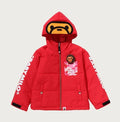 A BATHING APE BAPE KIDS ABC CAMO POCKET BABY MILO HOODED JACKET