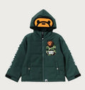 A BATHING APE BAPE KIDS ABC CAMO POCKET BABY MILO HOODED JACKET