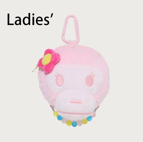 A BATHING APE Ladies' BABY LISA PLUSH POUCH