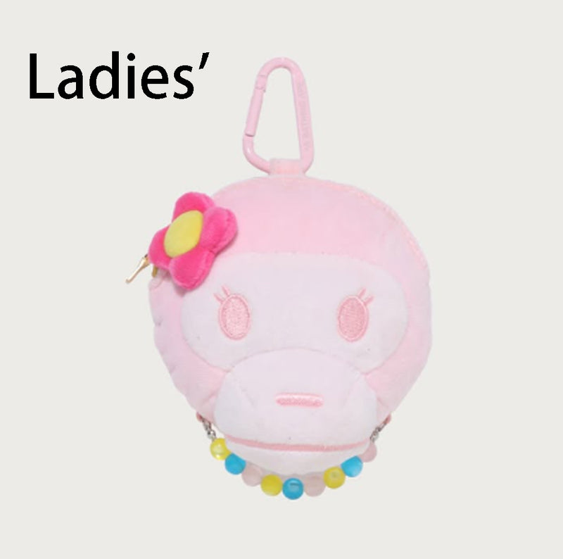 A BATHING APE Ladies' BABY LISA PLUSH POUCH
