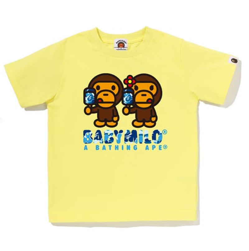 A BATHING APE BAPE KIDS ABC CAMO MILO ICE POP SUMMER TEE