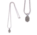 A BATHING APE APE HEAD SILVER NECKLACE