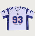 A BATHING APE SOLID CAMO JACQUARD MESH CROPPED FIT FOOTBALL JERSEY