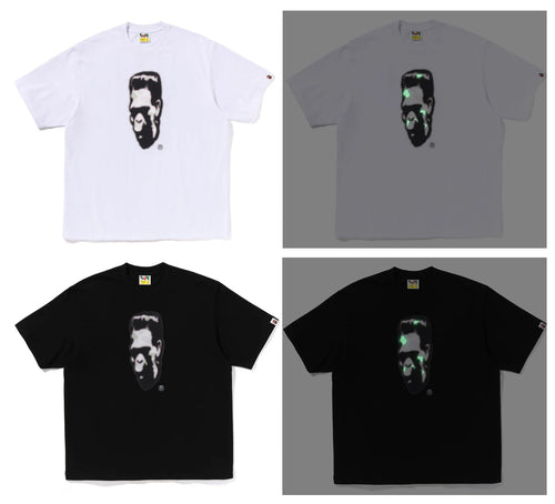 A BATHING APE CITY CAMO FRANKENSTEIN RELAXED FIT TEE