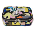 A BATHING APE MULTI CAMO NYC LOGO AMENITY POUCH