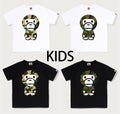 A BATHING APE BAPE KIDS 1ST CAMO BIG BABY MILO TEE