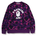 A BATHING APE COLOR CAMO COLLEGE CREWNECK SWEAT SHIRT - happyjagabee store
