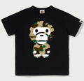 A BATHING APE BAPE KIDS 1ST CAMO BIG BABY MILO TEE