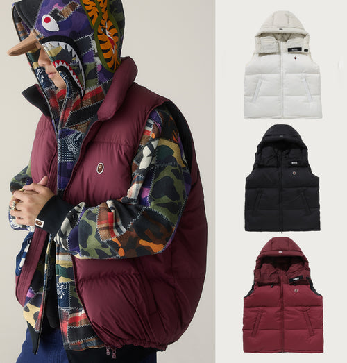 A BATHING APE ONE POINT DOWN VEST