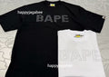 A BATHING APE BAPE PHINESTONE LOGO RELAXED FIT TEE