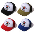 A BATHING APE APE CROSSBONE COLLEGE MESH CAP