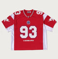 A BATHING APE SOLID CAMO JACQUARD MESH CROPPED FIT FOOTBALL JERSEY