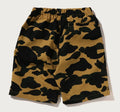 A BATHING APE BAPE KIDS 1ST CAMO SHARK BEACH SHORTS