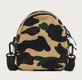 A BATHING APE BAPE KIDS 1ST CAMO MILO SHARK MINI SHOULDER BAG