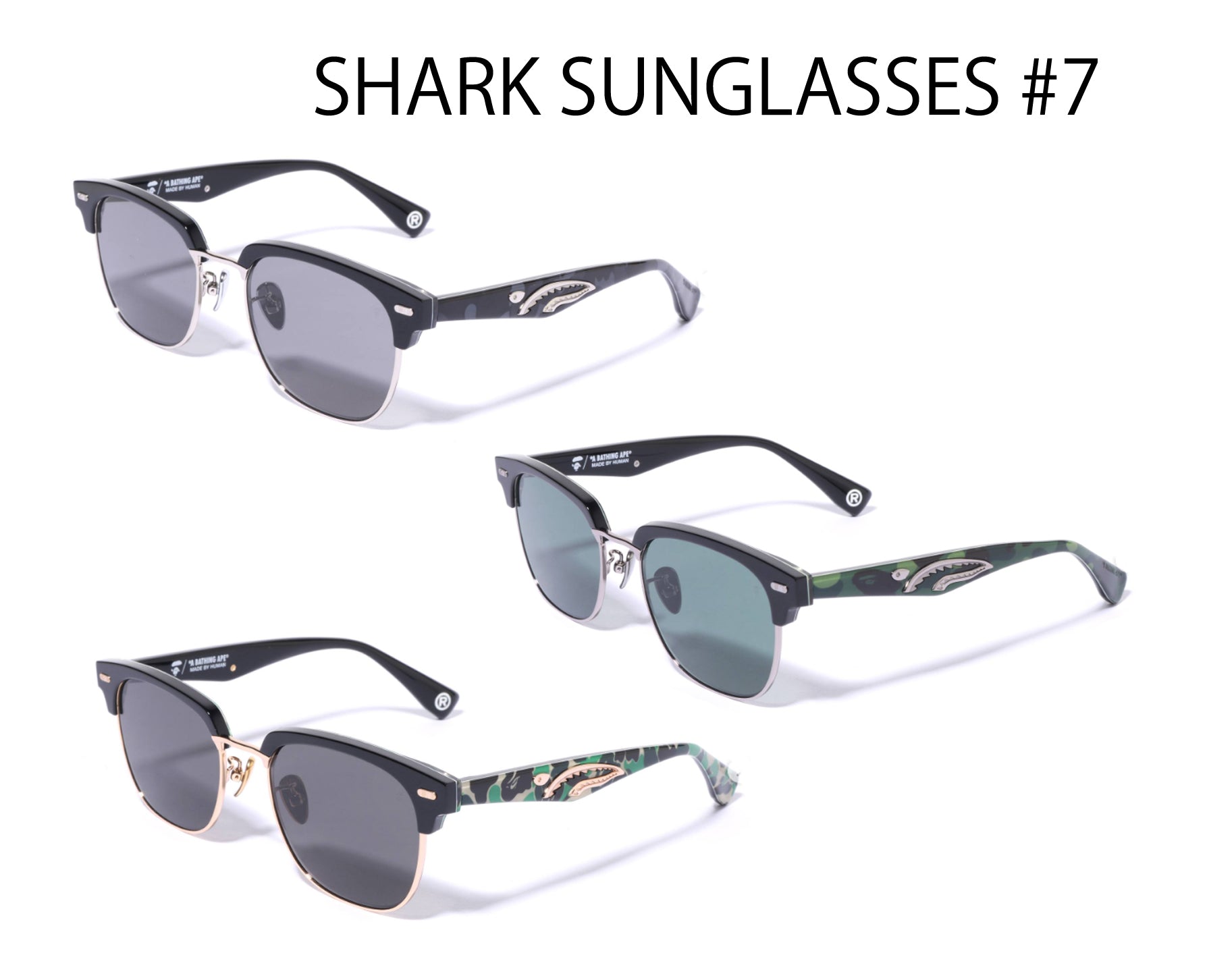 A BATHING APE SHARK SUNGLASSES #7 – happyjagabee store
