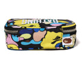 A BATHING APE MULTI CAMO NYC LOGO AMENITY POUCH