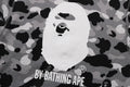 A BATHING APE Ladies' 1ST CAMO BY BATHING APE CREWNECK SWEAT SHIRT
