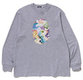A BATHING APE ART CAMO APE HEAD RELAXED FIT L/S TEE