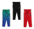A BATHING APE LUX SPORT PATTERN JACQUARD TRACK PANTS