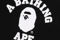 A BATHING APE BAPE KIDS 1ST CAMO COLLEGE LAYERED L/S TEE