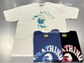 A BATHING APE TIE DYE TWIST COLLEGE TEE