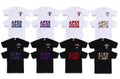 A BATHING APE COLOR CAMO COLLEGE ATS TEE
