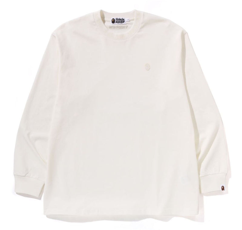 A BATHING APE ONE POINT RELAXED FIT L/S TEE