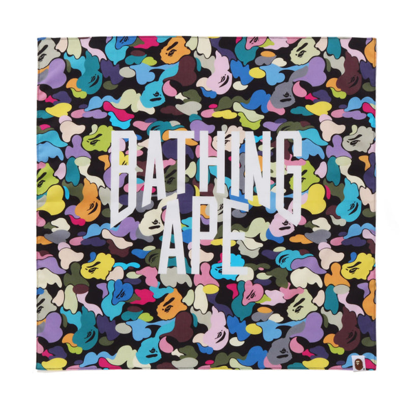 A BATHING APE MULTI CAMO NYC LOGO BANDANA