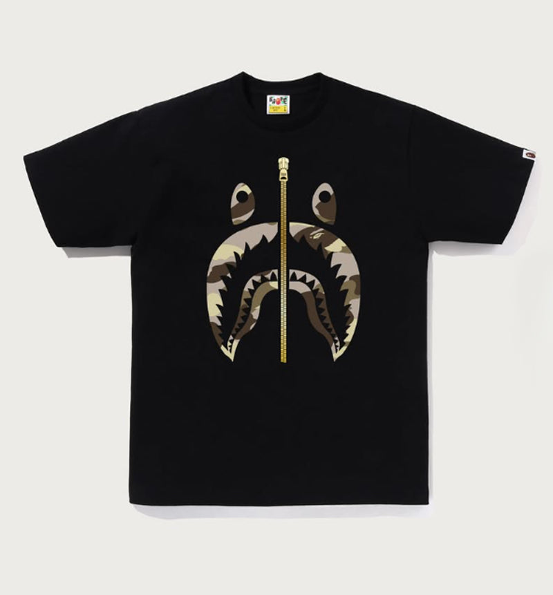 A BATHING APE COLOR CAMO SHARK TEE