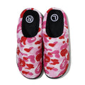 A BATHING APE BAPE x SUBU ABC CAMO PUFFER SANDALS w/ POUCH