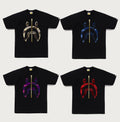 A BATHING APE COLOR CAMO SHARK TEE