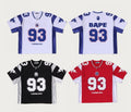 A BATHING APE SOLID CAMO JACQUARD MESH CROPPED FIT FOOTBALL JERSEY