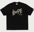 A BATHING APE METALLIC BAPE STA LOGO RELAXED FIT TEE