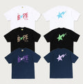 A BATHING APE METALLIC BAPE STA LOGO RELAXED FIT TEE