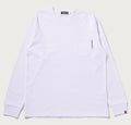 A BATHING APE LINE CAMO FLAG LABEL POCKET L/S TEE